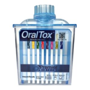 Drugs of Abuse Test Kit OralTox AMP, COC, mAMP/MET, MYD, OPI, OXY, PCP, THC 25 Tests CLIA Non-Waived