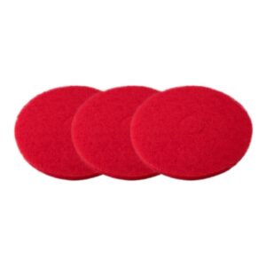 Hard Floor Buffing Pad Performance Plus 20 Inch Diameter Red Polyester Fiber