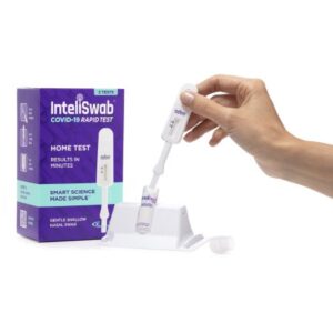 Respiratory Test Kit InteliSwab COVID-19 Rapid Test (OTC) 2 Tests per Kit, 24 Kits per Box CLIA Waived