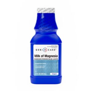 Laxative Geri-Care Original Flavor Liquid 12 oz. 1200 mg Strength Magnesium Hydroxide