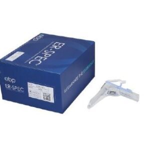 Vaginal Speculum ER-SPEC Pederson NonSterile Office Grade Acrylic Large Double Blade Duckbill Disposable Built-In Light Source