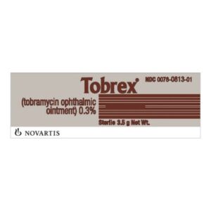 Tobrex Tobramycin 0.3% Ophthalmic Ointment 3.5 Gram