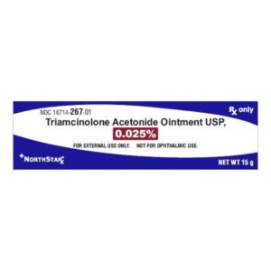 Triamcinolone Acetonide 0.025% Ointment 15 Gram