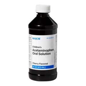 Children’s Pain Relief 160 mg / 5 mL Strength Acetaminophen Oral Suspension 16 oz.