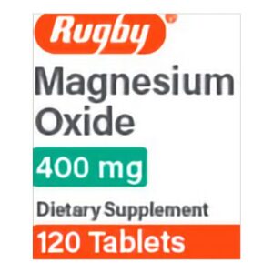 Mineral Supplement Magnesium Oxide 400 mg Strength Tablet 120 per Bottle