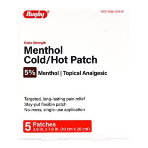Topical Pain Relief 5% Strength Menthol Patch