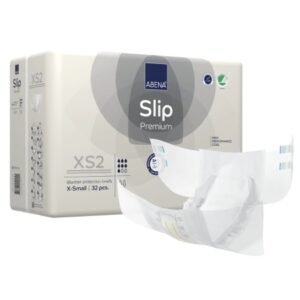 Unisex Adult Incontinence Brief Abena Slip Premium XS2 X-Small Disposable Heavy Absorbency
