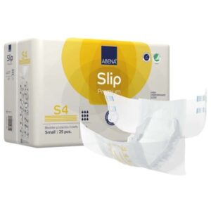 Unisex Adult Incontinence Brief Abena Slip Premium S4 Small Disposable Heavy Absorbency