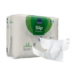 Unisex Adult Incontinence Brief Abena Slip Premium L2 Large Disposable Heavy Absorbency