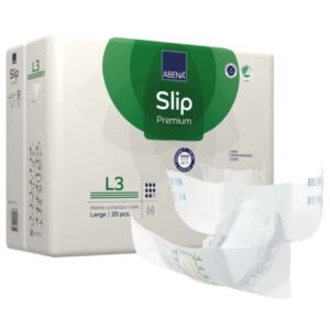 Unisex Adult Incontinence Brief Abena Slip Premium L3 Large Disposable Heavy Absorbency