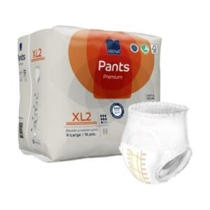 Unisex Adult Absorbent Underwear Abena Premium Pants XL2 Pull On with Tear Away Seams X-Large Disposable Heavy Absorbency