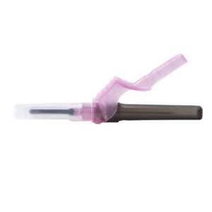 VacuFlo Blood Collection Needle 22 Gauge 1-1/4 Inch Needle Length Safety Needle Without Tubing Sterile