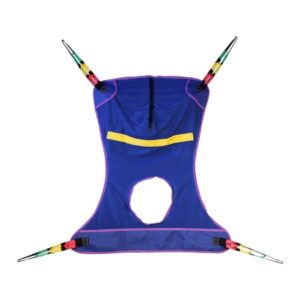 Full Body Commode Sling Proactive 4 Point Cradle Extra Large 600 lbs. Weight Capacity