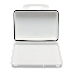 Empty First Aid Case White Plastic 4 X 6 X 9 Inch