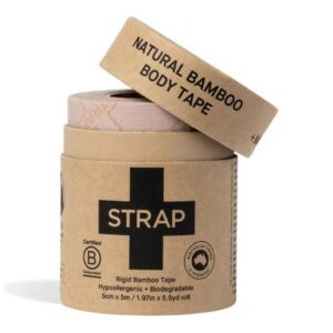 Athletic Tape Strap Natural 1.97 Inch X 5-1/2 Yard Bamboo Fiber NonSterile