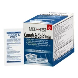Cold and Cough Relief 325 mg – 10 mg – 100 mg – 5 mg Strength Caplet 80 per Box