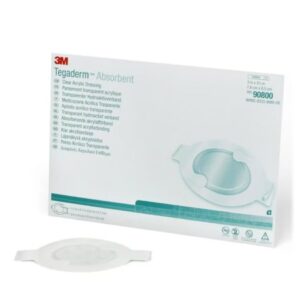 Absorbent Transparent Film Dressing 3M Tegaderm Absorbent 3 X 3-3/4 Inch Oval Sterile