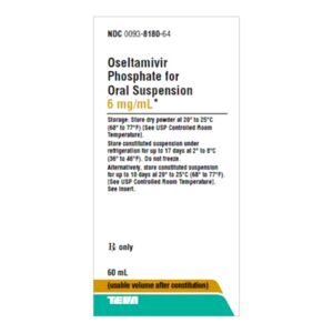 Oseltamivir Phosphate 6 mg / mL Suspension 60 mL
