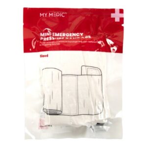 Trauma Pressure Dressing with Wrap My Medic 4 X 36 Inch Hook and Loop Closure White Sterile Standard Compression