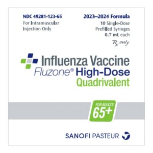Fluzone High-Dose 2023 – 2024 Influenza Virus Vaccine, Trivalent Inactivated, Preservative Free 180 mcg / 0.7 mL Injection 0.7 mL