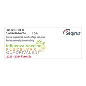 Flucelvax Quadrivalent 2023 – 2024 Influenza Virus Vaccine, Quadrivalent Inactivated 60 mcg / 0.5 mL Injection 5 mL