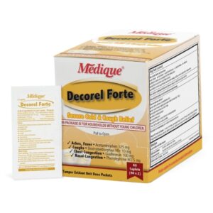 Cold and Cough Relief 325 mg – 10 mg – 100 mg – 5 mg Strength Caplet 80 per Box