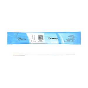 Urethral Catheter Cure Ultra Plus Straight Tip Lubricated PVC 12 Fr. 8 Inch