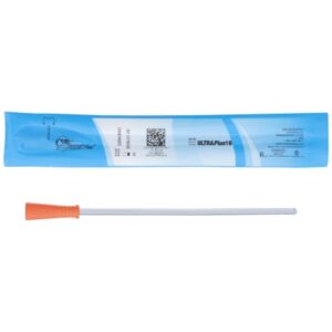 Urethral Catheter Cure Ultra Plus Straight Tip Lubricated PVC 16 Fr. 8 Inch