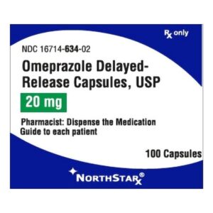 Omeprazole 20 mg Capsule 100 Capsules