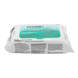 Surface Disinfectant Cleaner Protex Ultra Broad Spectrum Manual Pull Wipe 80 Count Soft Pack Lemon Scent NonSterile