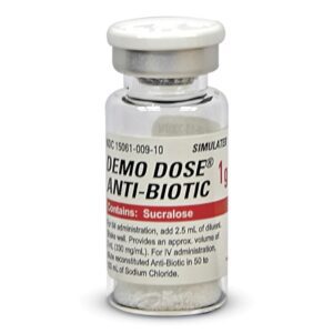 Clinical Training Medication Demo Dose Anti-Biotic Powder Vial 1 Gram