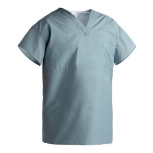 Scrub Shirt Standard Classic Medium Wine Set-In Sleeve Unisex