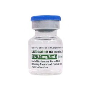 Lidocaine HCl, Preservative Free 1%, 10 mg / mL Injection 5 mL