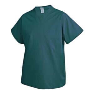 Scrub Shirt Softweave Small Navy Blue Set-In Sleeve Unisex