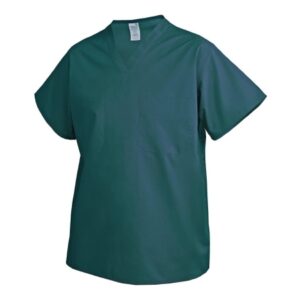 Scrub Shirt Softweave Medium Navy Blue Set-In Sleeve Unisex