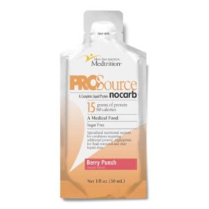 Oral Supplement ProSource NoCarb Berry Punch Flavor Liquid 1 oz. Pouch