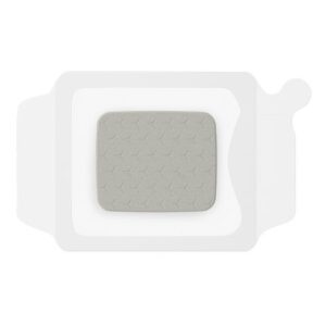 Silver Foam Dressing Mepilex Border Post Op AG 3-1/2 X 4 Inch Rectangle Sterile