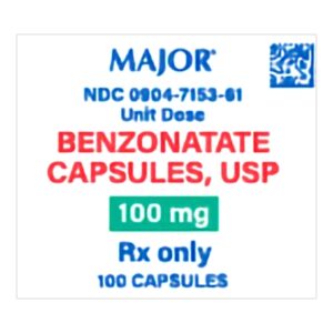 Benzonatate 100 mg Capsule 100 Capsules
