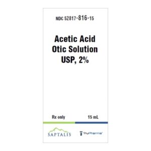 Acetic Acid 2% Otic Solution 15 mL