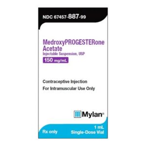 Medroxyprogesterone Acetate 150 mg / mL Injection 1 mL