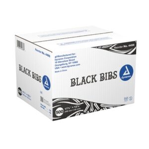 Dental Bib 13 x 18 Inch Black