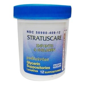 Laxative Suppository 12 Per Jar 1 Gram Strength Glycerin