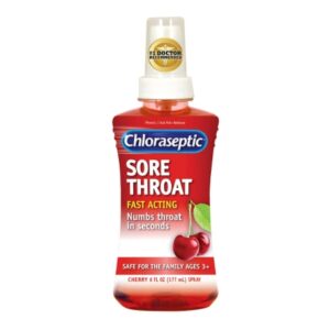 Sore Throat Relief Chloraseptic 1.4% Strength Oral Spray 6 oz.