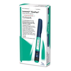 Levemir Flexpen Insulin Detemir 100 U / mL Injection 3 mL