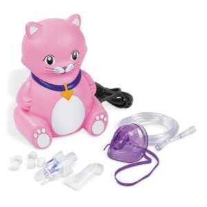 Veridian Handheld Compressor Nebulizer System Small Volume Medication Cup Pediatric Aerosol Mask / Mouthpiece Delivery