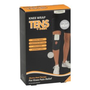 TENS Unit with Heat Conductive Knee Wrap Veridian Healthcare Single-Channel