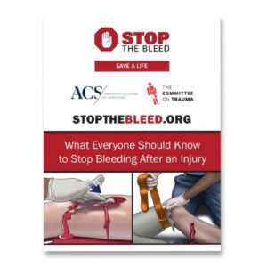 Patient Booklet STOP THE BLEED What Everyone Should Know to Stop Bleeding After an Injury