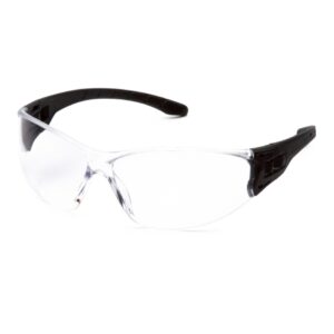 Safety Glasses TruLock Wraparound Clear Tint Polycarbonate Lens Clear / Black Frame Over Ear One Size Fits Most