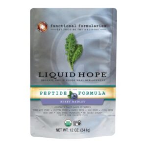 Oral Supplement Liquid Hope Peptide Formula Berry Medley Flavor Liquid 12 oz. Pouch
