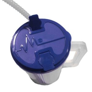 Drinking Mug Lid Blue Reusable